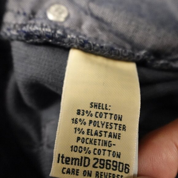 LL Bean BeanFlex Five-Pocket Corduroy Pants Mid-Rise Straight-Leg women's 8 tall - Picture 13 of 13